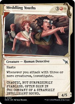 Meddling Youths (SHOWCASE DOSSIER) single card from Magic the Gathering