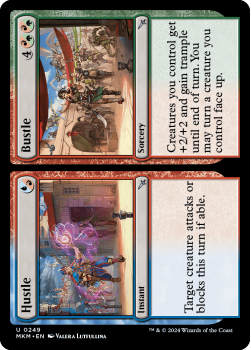Hustle // Bustle (FOIL) single card from Magic the Gathering