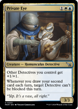 Private Eye (FOIL) single card from Magic the Gathering