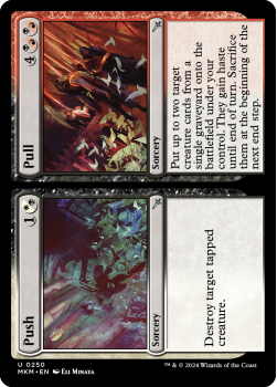 Push // Pull (FOIL) single card from Magic the Gathering