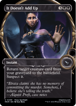 It Doesn't Add Up (SHOWCASE)(FOIL) single card from Magic the Gathering