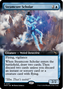 Steamcore Scholar (EXTENDED) single card from Magic the Gathering