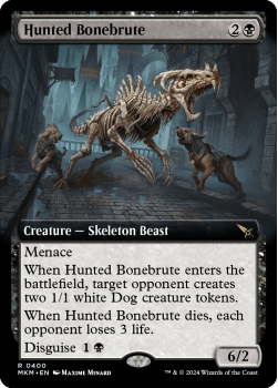 Hunted Bonebrute (EXTENDED)(FOIL) single card from Magic the Gathering