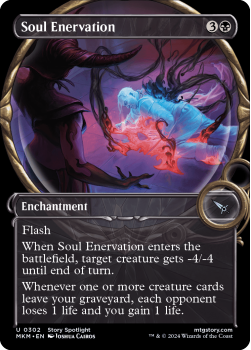 Soul Enervation (SHOWCASE) single card from Magic the Gathering
