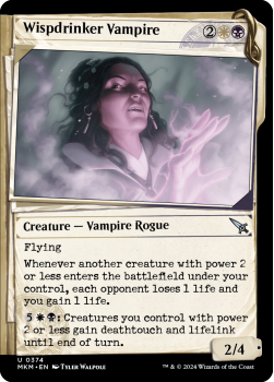 Wispdrinker Vampire (SHOWCASE DOSSIER) single card from Magic the Gathering