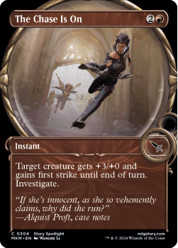 The Chase Is On (SHOWCASE)(FOIL) single card from Magic the Gathering