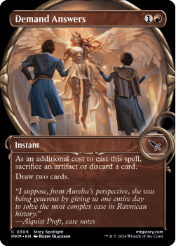 Demand Answers (SHOWCASE) single card from Magic the Gathering