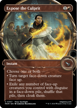 Expose the Culprit (SHOWCASE)(FOIL) single card from Magic the Gathering