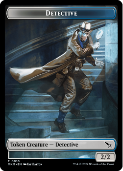 Detective Token single card from Magic the Gathering