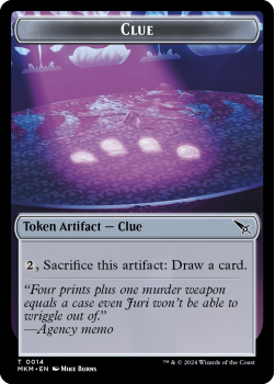 Clue Token single card from Magic the Gathering