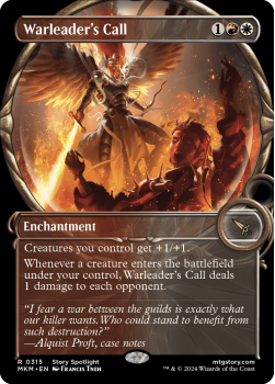 Warleader's Call (SHOWCASE) single card from Magic the Gathering