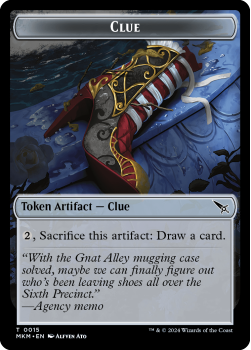 Clue Token single card from Magic the Gathering