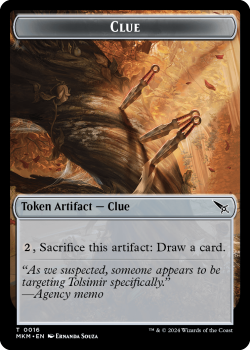 Clue Token single card from Magic the Gathering
