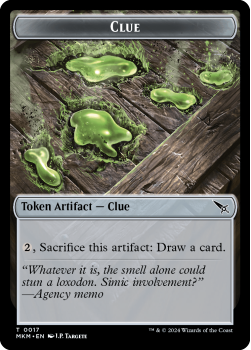 Clue Token (FOIL) single card from Magic the Gathering