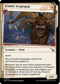 Frantic Scapegoat (SHOWCASE DOSSIER)(FOIL) single card from Magic the Gathering