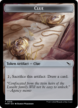 Clue Token single card from Magic the Gathering