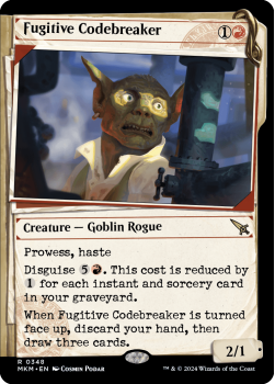 Fugitive Codebreaker (SHOWCASE DOSSIER)(FOIL) single card from Magic the Gathering