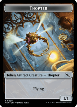 Thopter (1/1) Token single card from Magic the Gathering