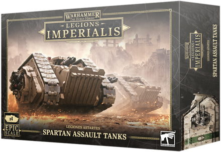 Box for Legions Imperialis Spartan Assault Tanks