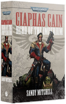 Paperback copy of Ciaphas Cain Hero of the Imperium