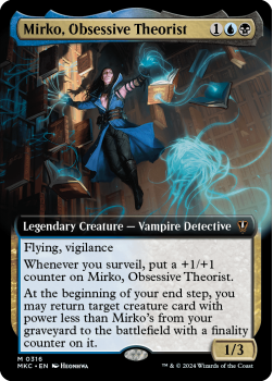 Mirko, Obsessive Theorist (EXTENDED)(FOIL) single card from Magic the Gathering