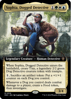 Sophia, Dogged Detective (EXTENDED)(FOIL) single card from Magic the Gathering