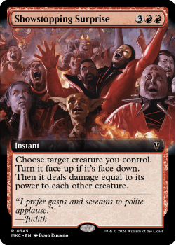 Showstopping Surprise (EXTENDED) single card from Magic the Gathering