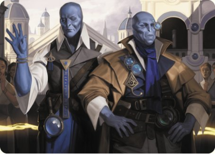 Hotshot Investigators Art Card single card from Magic the Gathering