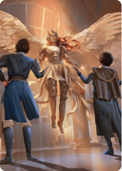 Demand Answers Art Card single card from Magic the Gathering