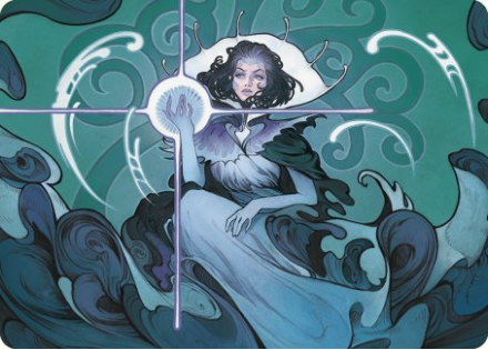 Vannifar, Evolved Enigma Art Card single card from Magic the Gathering