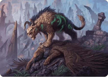 Axebane Ferox Art Card single card from Magic the Gathering