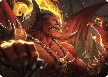 Rakdos, Patron of Chaos 2 Art Card single card from Magic the Gathering