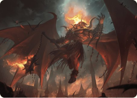 Rakdos, Patron of Chaos 1 Art Card single card from Magic the Gathering
