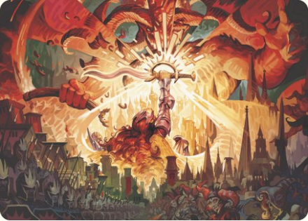 Warleader's Call 1 Art Card single card from Magic the Gathering