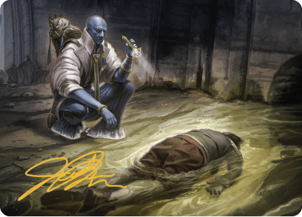 Drag the Canal Art Card single card from Magic the Gathering