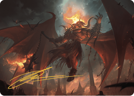 Rakdos, Patron of Chaos 1 Art Card single card from Magic the Gathering