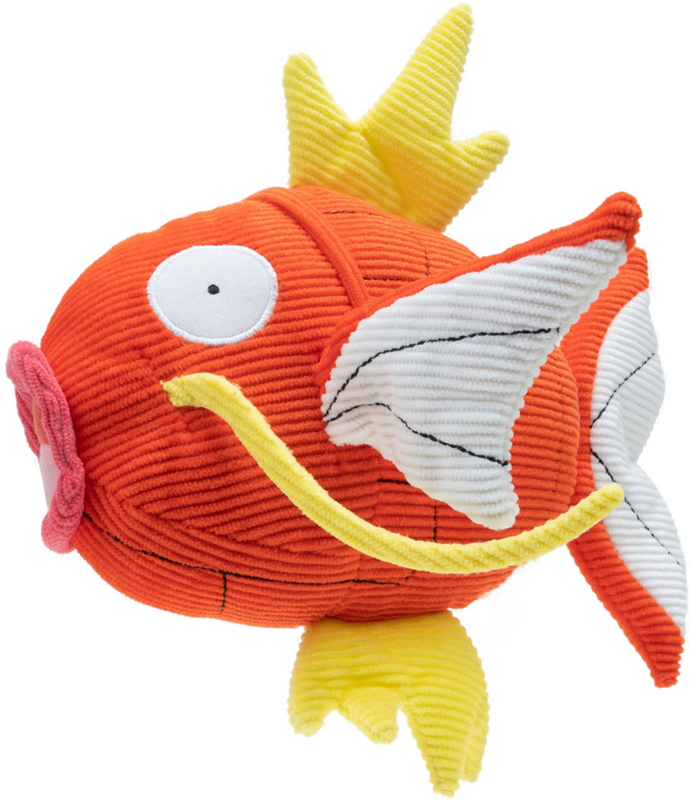 Pokemon 8 Corduroy Magikarp Plush Chaos Cards