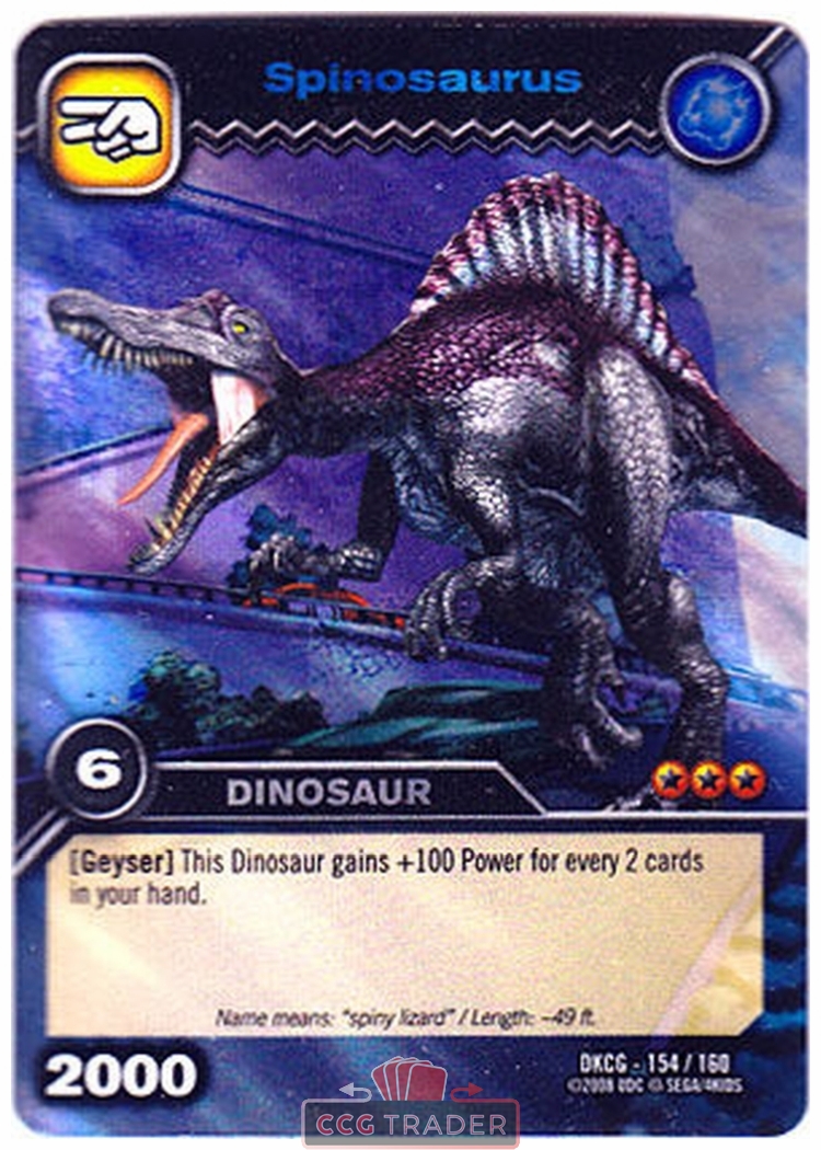 Dinosaur King Card DKCG-154 Spinosaurus (Colossal Rare) | Chaos Cards