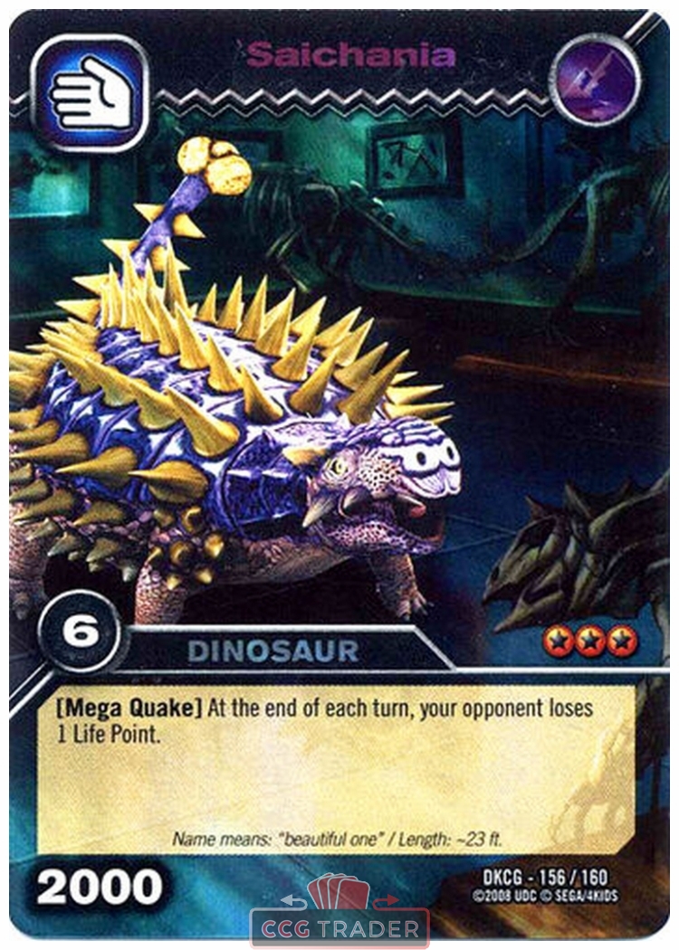 Dinosaur King Card DKCG-156 Saichania (Colossal Rare) | Chaos Cards