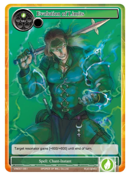 Evolution of Limits single card from Force of Will