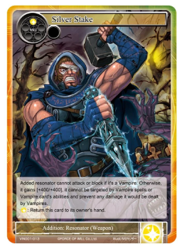 Silver Stake single card from Force of Will