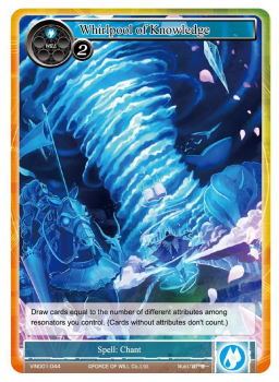 Whirlpool of Knowledge single card from Force of Will