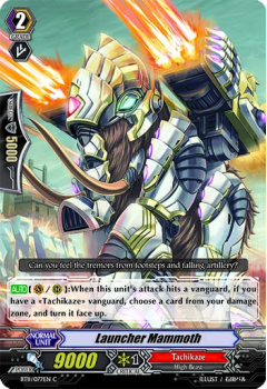 Launcher Mammoth : BT11-077 - Cardfight!! Vanguard Single Card