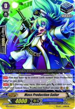 Mass Production Sailor : BT11-102 - Cardfight!! Vanguard Single Card