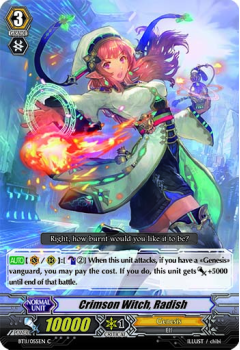Crimson Witch, Radish : BT11-055 - Cardfight!! Vanguard Single Card