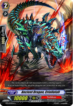 Ancient Dragon, Criollofall : BT11-035 - Cardfight!! Vanguard Single Card
