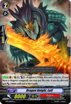 Dragon Knight, Lotf : BT11-062 - Cardfight!! Vanguard Single Card