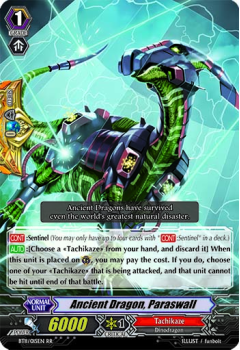 Ancient Dragon, Paraswall : BT11-015 - Cardfight!! Vanguard Single Card