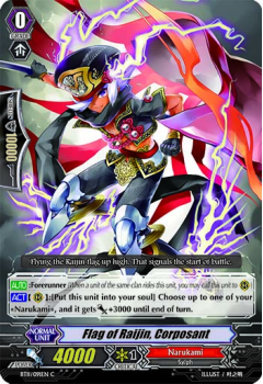 Flag of Raijin, Corposant : BT11-091 - Cardfight!! Vanguard Single Card