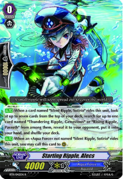 Starting Ripple, Alecs : BT11-042 - Cardfight!! Vanguard Single Card